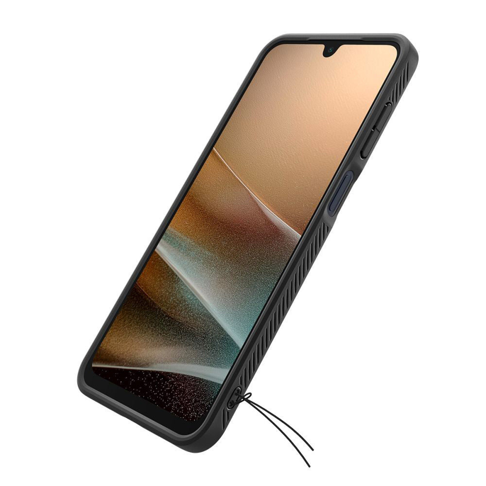 Case for Samsung Galaxy A26 A266, Spigen, Liquid Air, Matte Black ACS09290