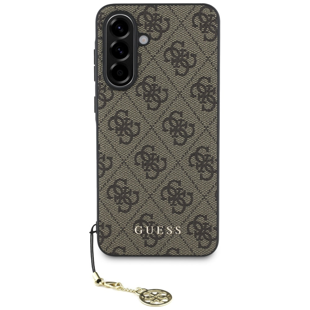 Case for Samsung Galaxy A36 A366, Guess, 4G Charm, Brown