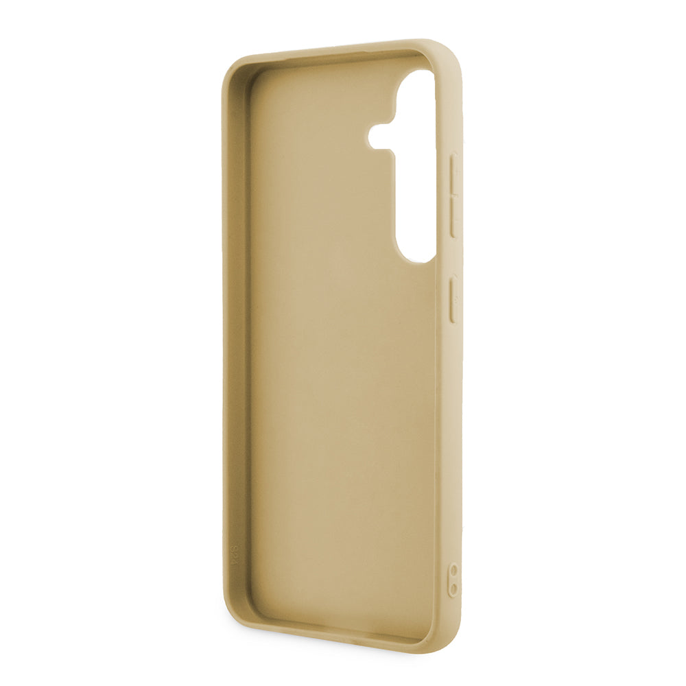 Case for Samsung Galaxy S24 S921, Guess, Glitter Script, Gold