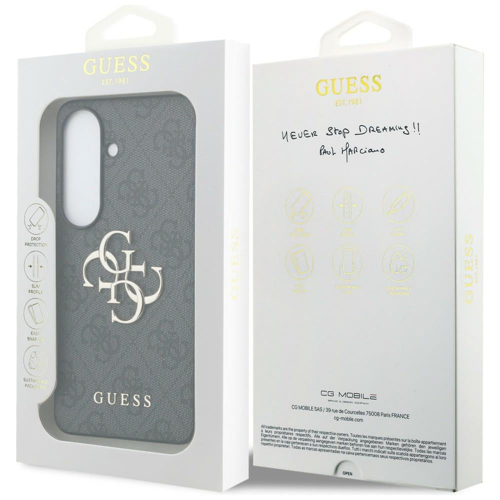 Case for Samsung Galaxy S26 S942, Guess, 4G Big Logo, Black