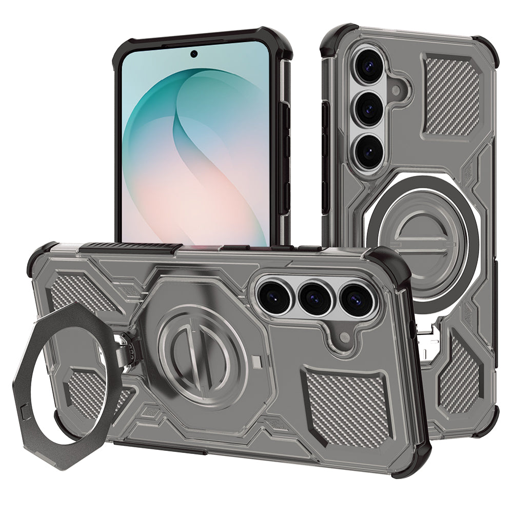 Case for Samsung Galaxy S26 Plus S947, Techsuit, Carbon Shield Pro, Smoke