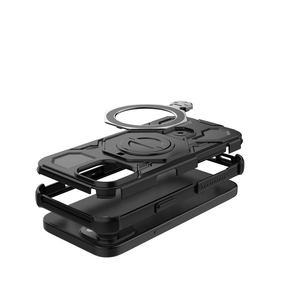 Case for Samsung Galaxy S26 Plus S947, Techsuit, Carbon Shield Pro, Smoke