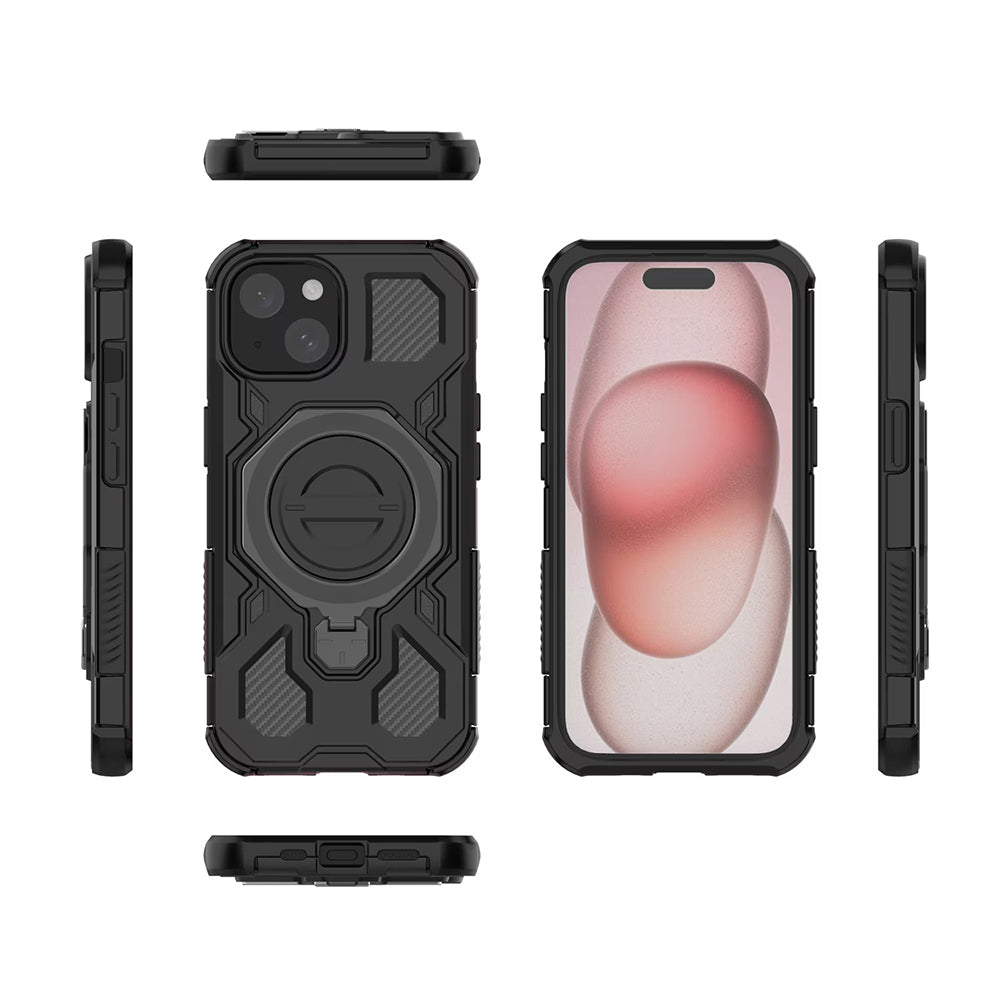 Case for Samsung Galaxy S26 Plus S947, Techsuit, Carbon Shield Pro, Smoke