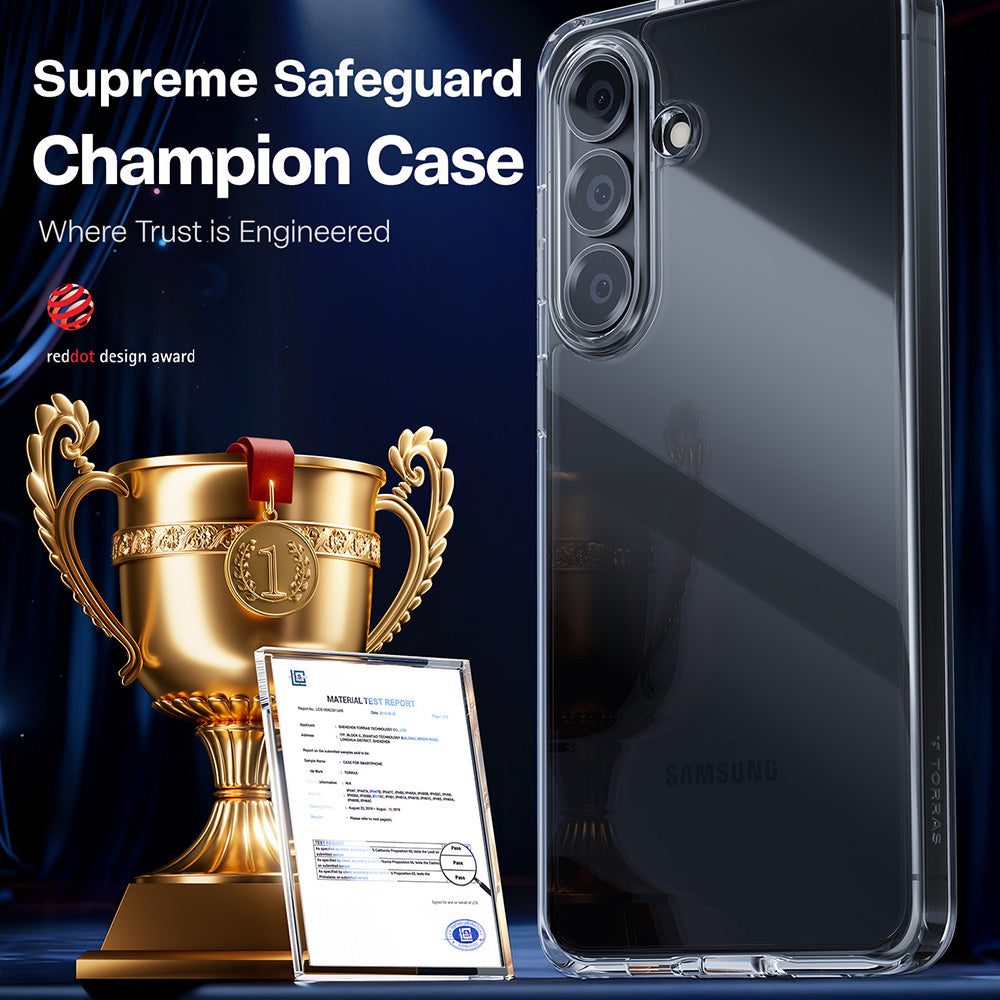 Case for Samsung Galaxy S26 Plus S947, Torras, Guardian, Transparent
