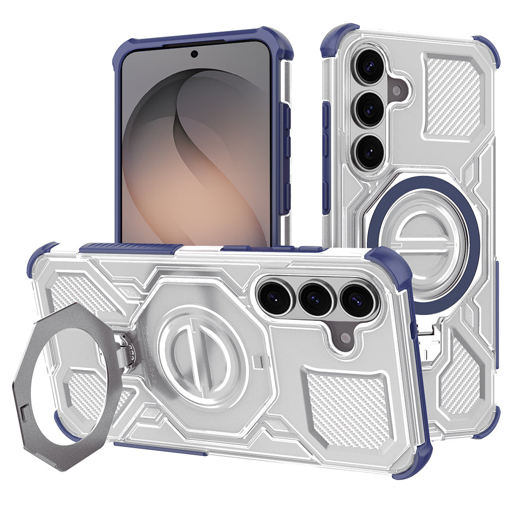Case for Samsung Galaxy S26 S942, Techsuit, Carbon Shield Pro, Blue