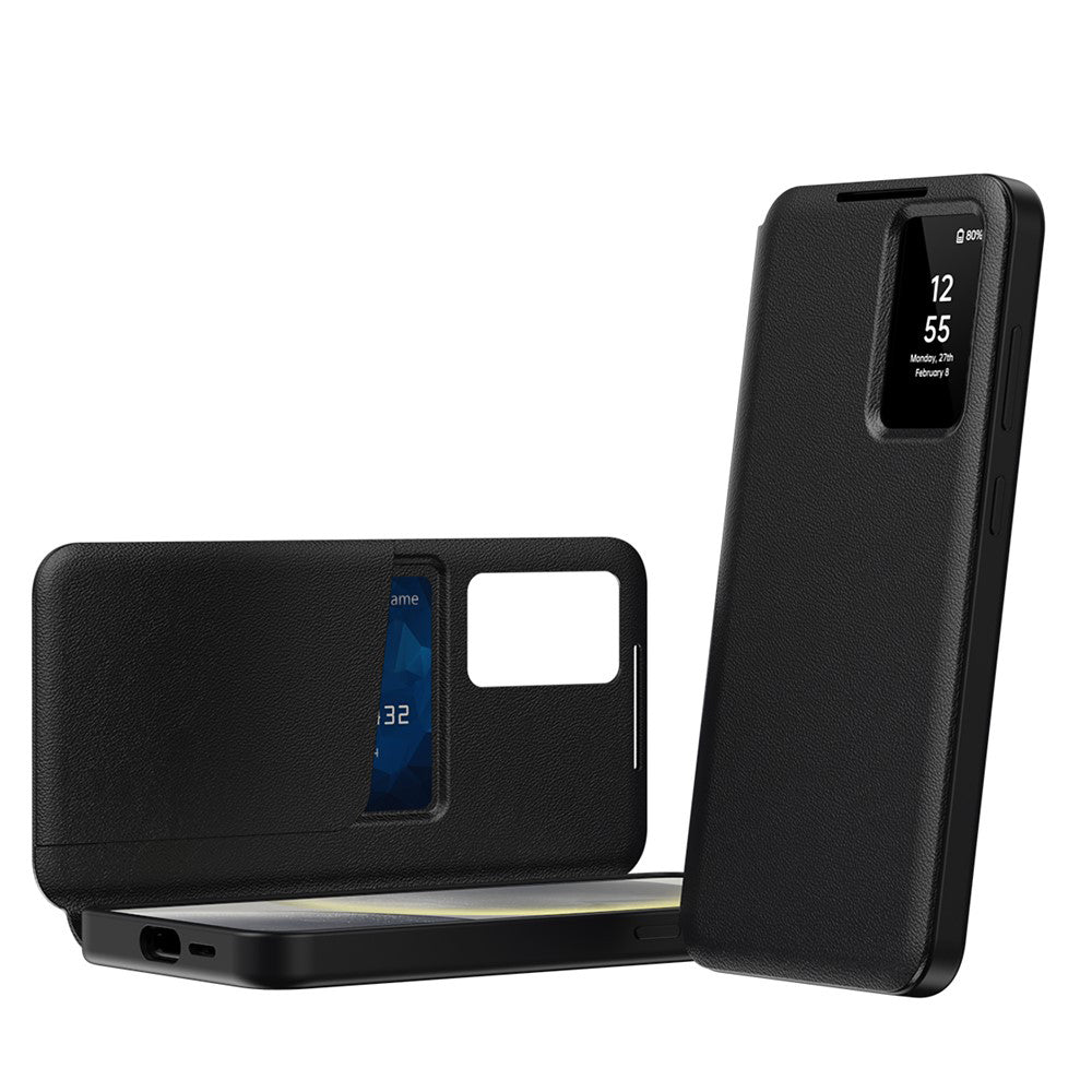 Case for Samsung Galaxy S26 S942, Techsuit, SmartView, Black