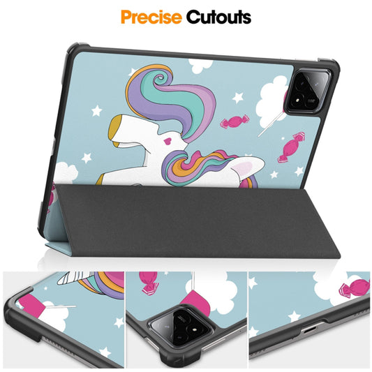 Case for Xiaomi Pad 6S Pro 12.4, Techsuit, FoldPro Unicorn, Multicolor