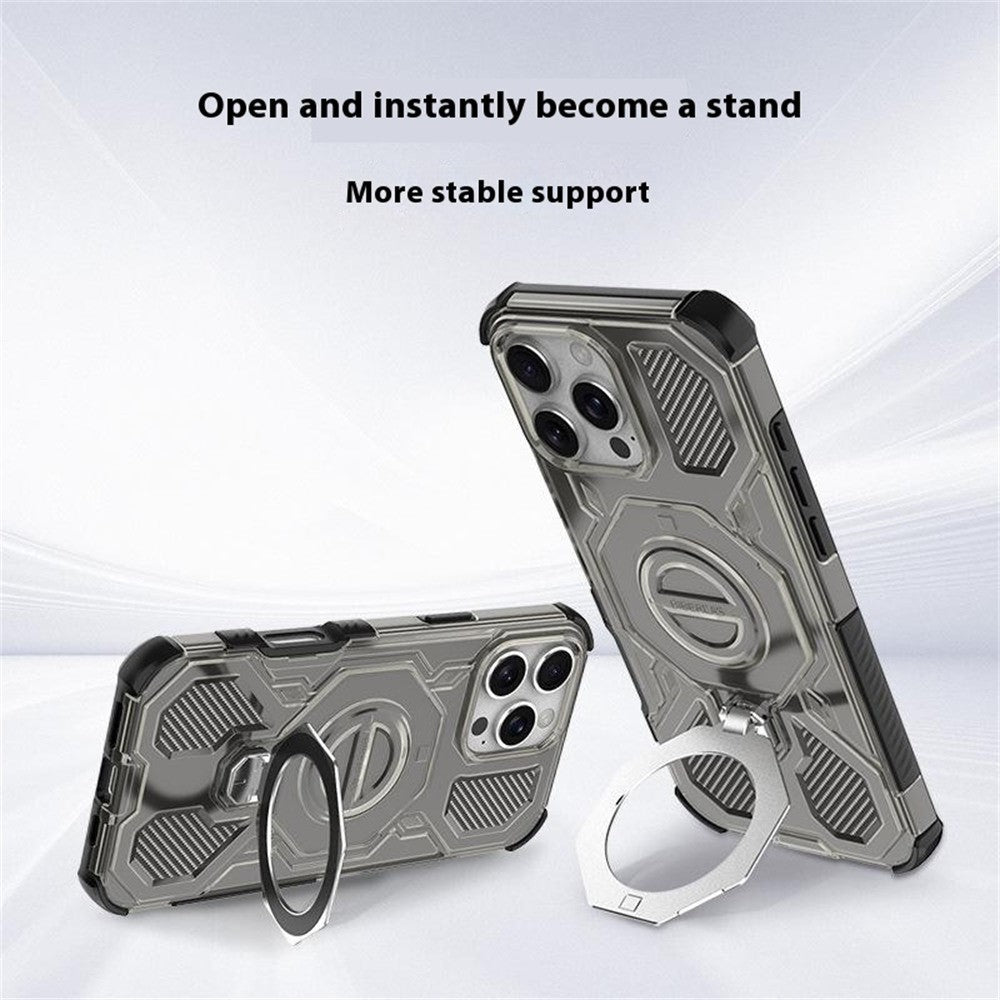 Case for Xiaomi Poco M8 Pro / Redmi Note 15 Pro+ 5G, Techsuit, Carbon Shield Pro, Smoky