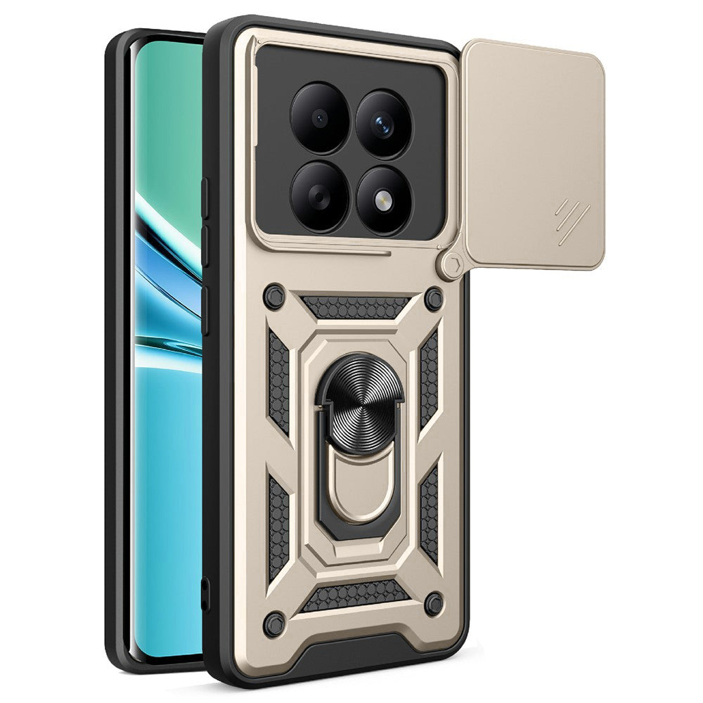 Case for Xiaomi Poco M8 / Redmi Note 15 5G / Note 15 4G, Techsuit, CamShield, Gold