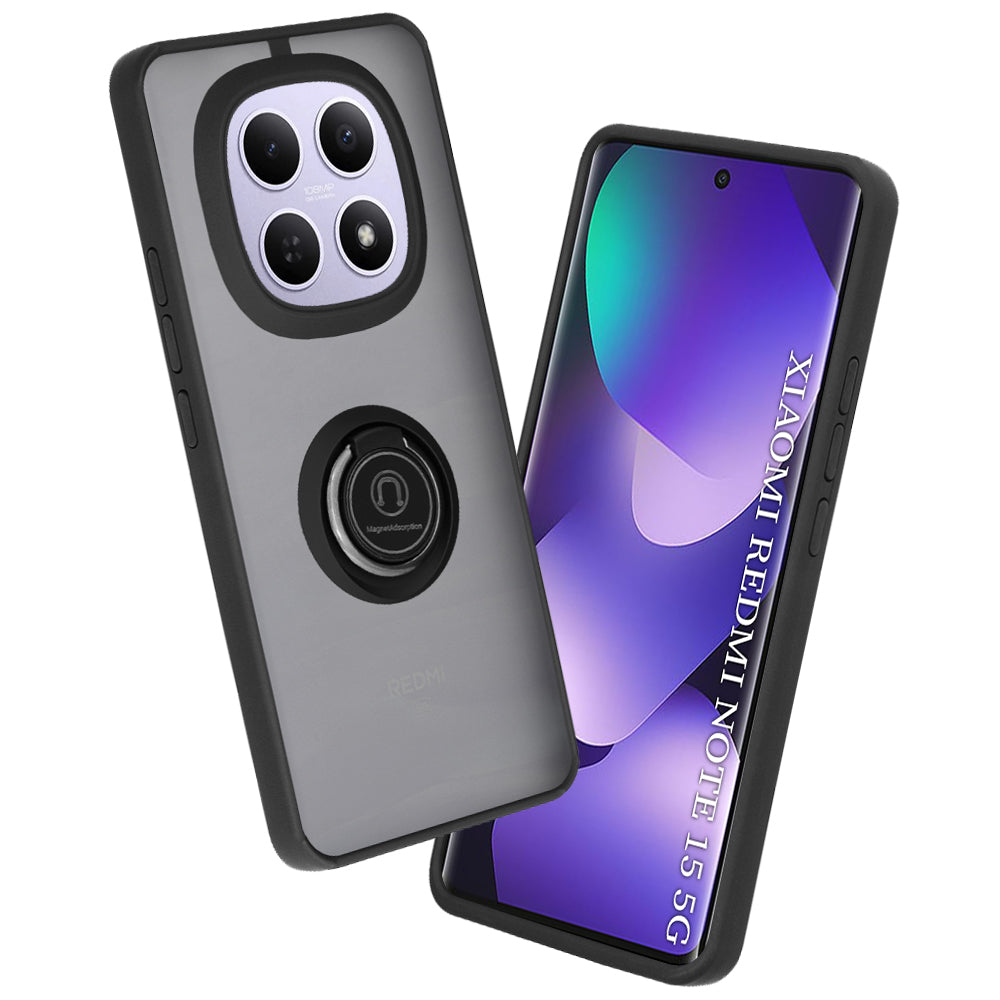 Case for Xiaomi Poco M8 / Redmi Note 15 5G / Note 15 4G, Techsuit, Glinth, Black