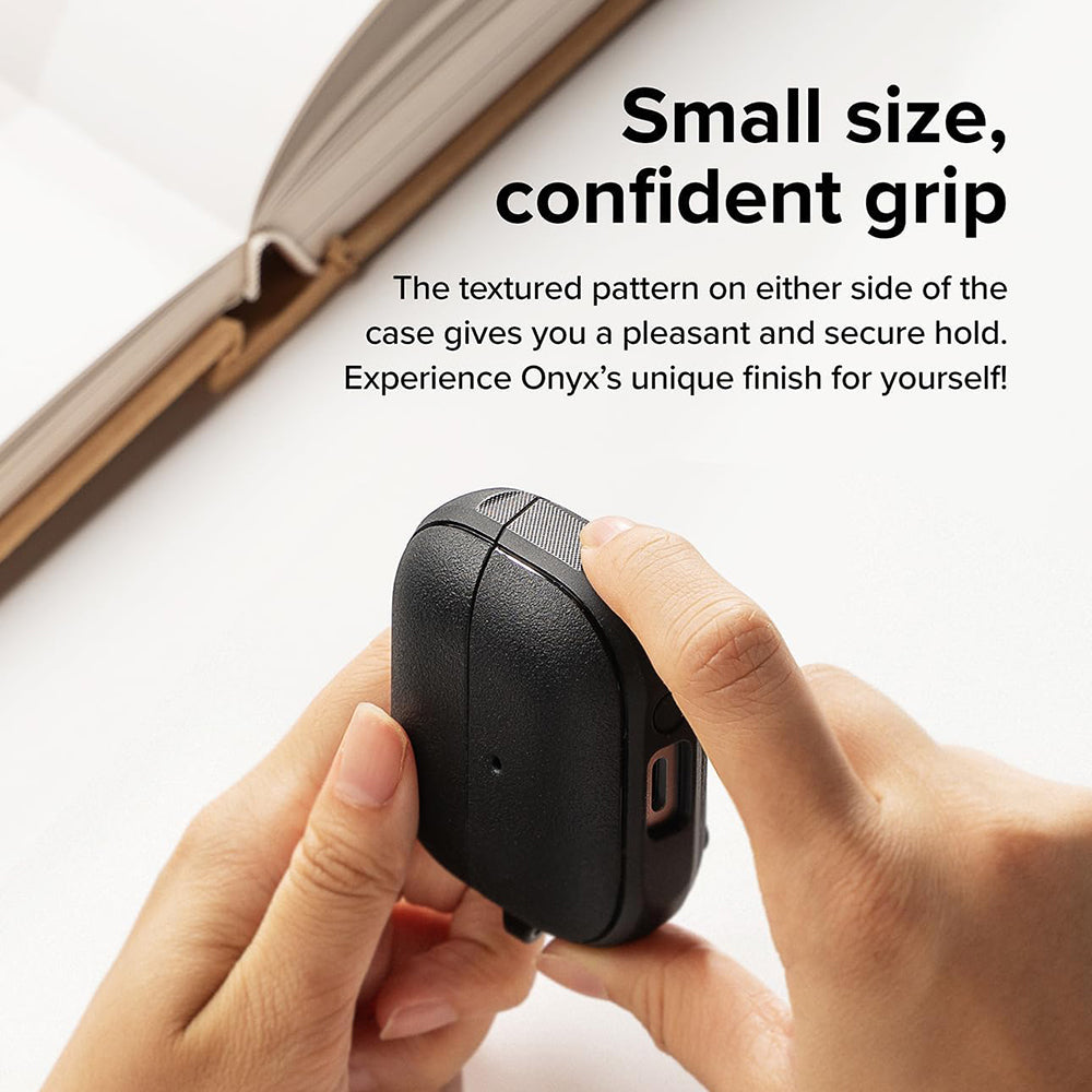 Ringke Onyx Magnetic Case for Samsung Galaxy Buds3 FE / Buds3 Pro / Buds3, Black