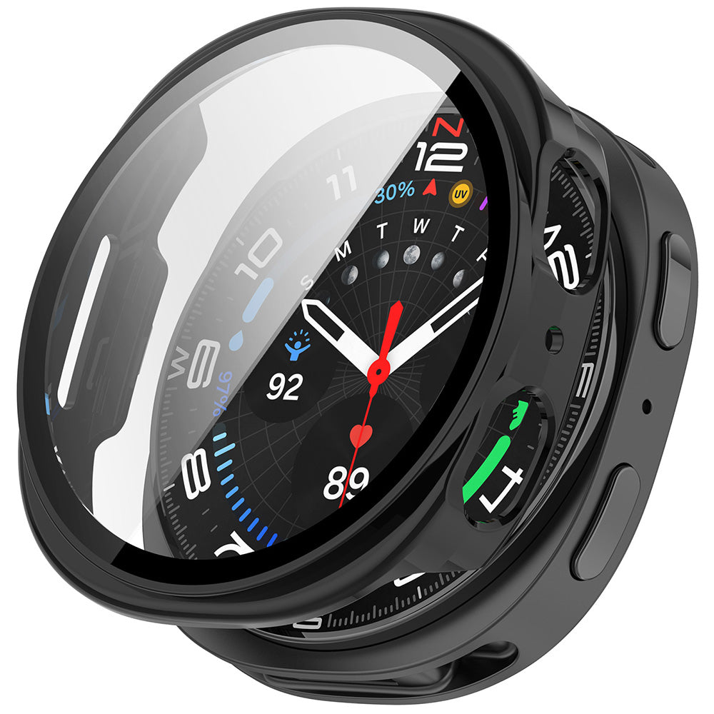 Techsuit Defense360 Pro Case for Samsung Galaxy Watch9 / Watch8 40mm, Matte Black
