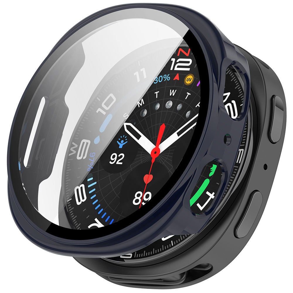 Techsuit Defense360 Pro Case for Samsung Galaxy Watch9 / Watch8 44mm, Navy Blue