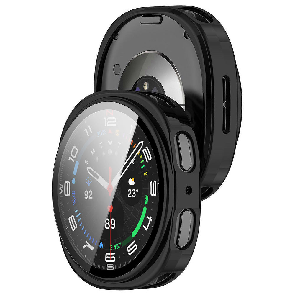 Techsuit Defense360 Pro Case for Samsung Galaxy Watch9 / Watch8 44mm, Black