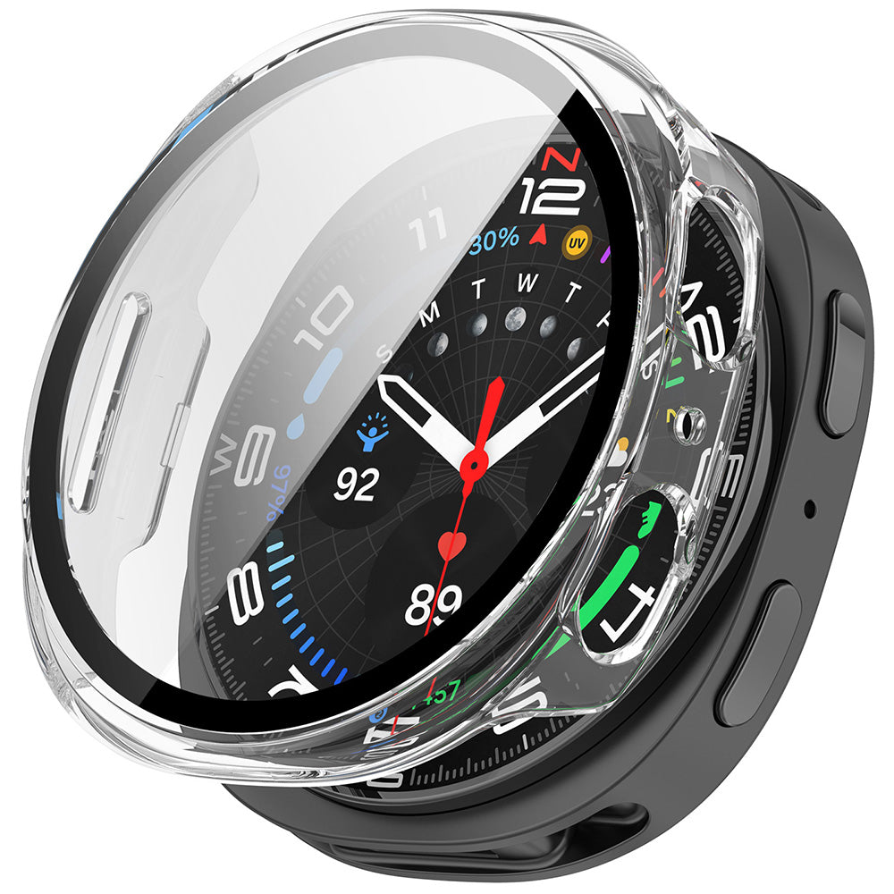Techsuit Defense360 Pro Case for Samsung Galaxy Watch9 / Watch8 44mm, Transparent