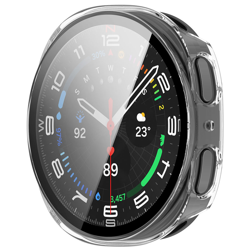 Techsuit Defense360 Pro Case for Samsung Galaxy Watch9 / Watch8 44mm, Transparent