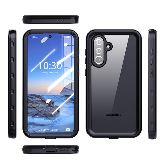 Waterproof Case for Samsung Galaxy A26 A266, ShellBox, Black