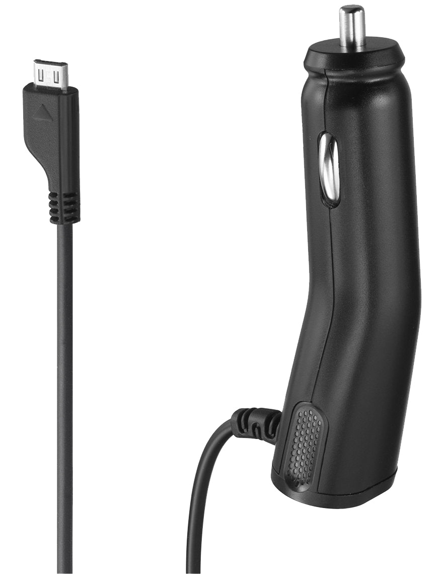 Samsung microUSB Wired Car Charger, 3.5W, 0.7A, Black, Refurbished ACADU10CBECSTD