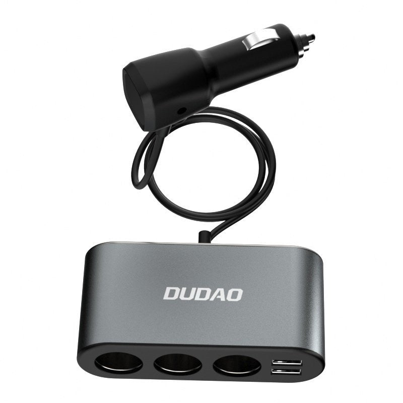 Dudao R1 Pro Lighter Extension, 3 Outputs, 2 x USB-A, Display