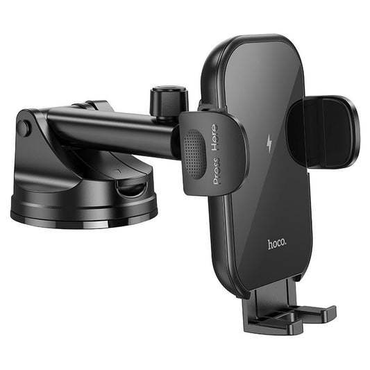Wireless Car Charger HOCO HW5, 15W, 1.67A, Black