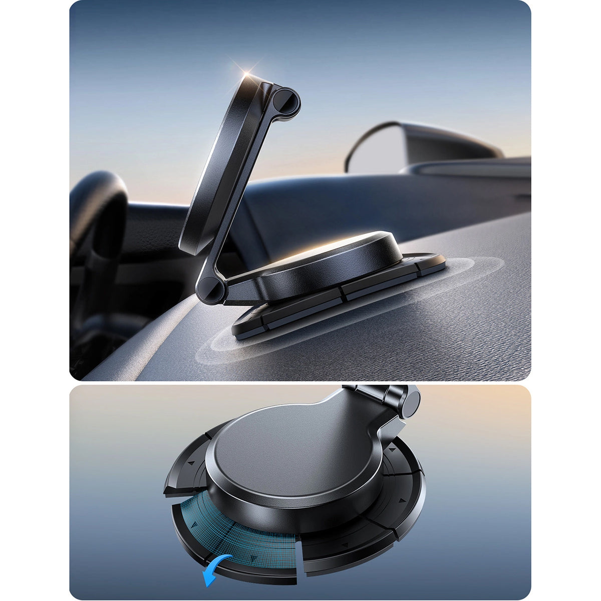 Joyroom JR-ZS408 Wireless Car Charger, 15W, 1.67A, Black