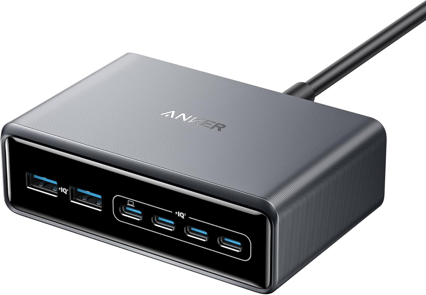 Network Charger Anker Prime, 200W, 3A, 2 x USB-A - 4 x USB-C, Black A2683341