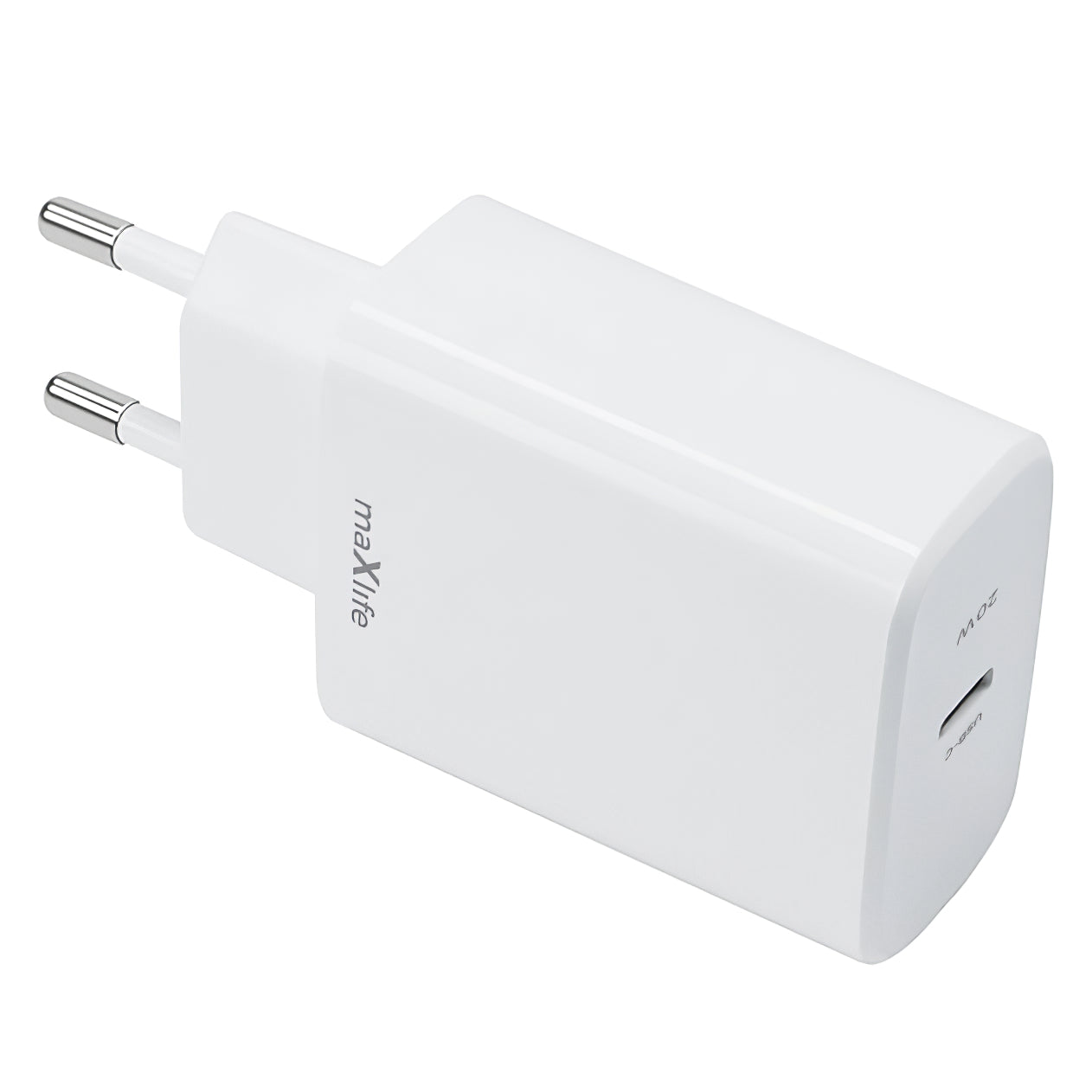 MaXlife MXTC-10-20C Network Charger, 20W, 3A, 1 x USB-C, White