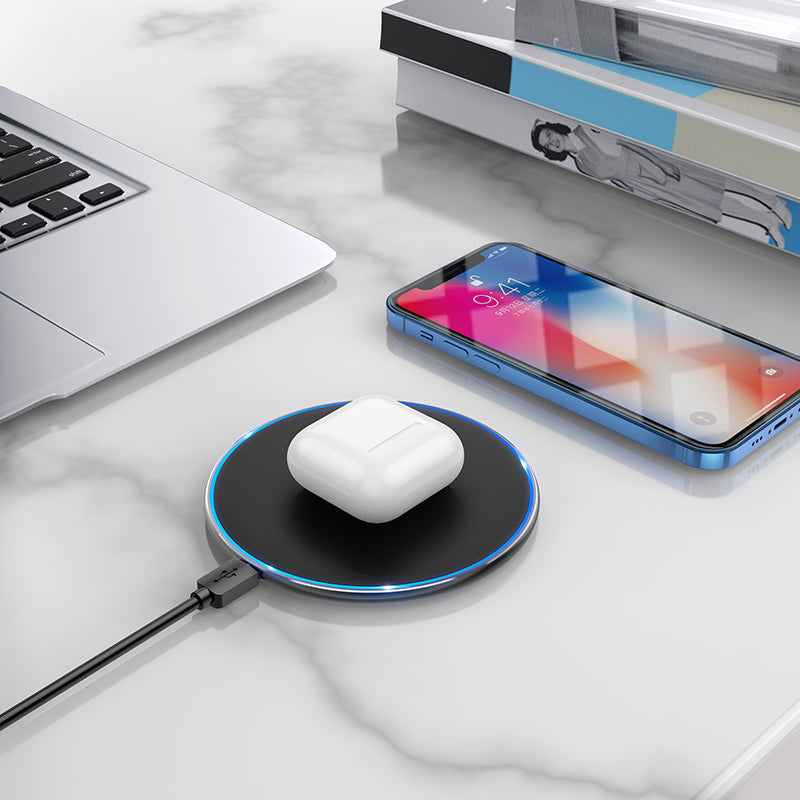 Borofone BQ3 Pro Wireless Network Charger, 15W, 1.67A, Black