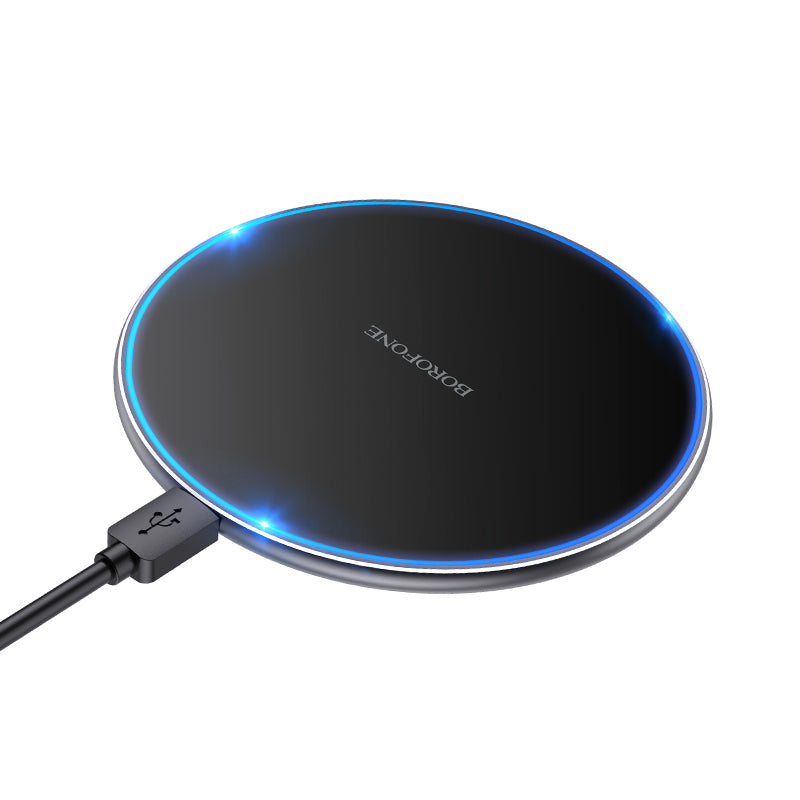 Borofone BQ3 Pro Wireless Network Charger, 15W, 1.67A, Black