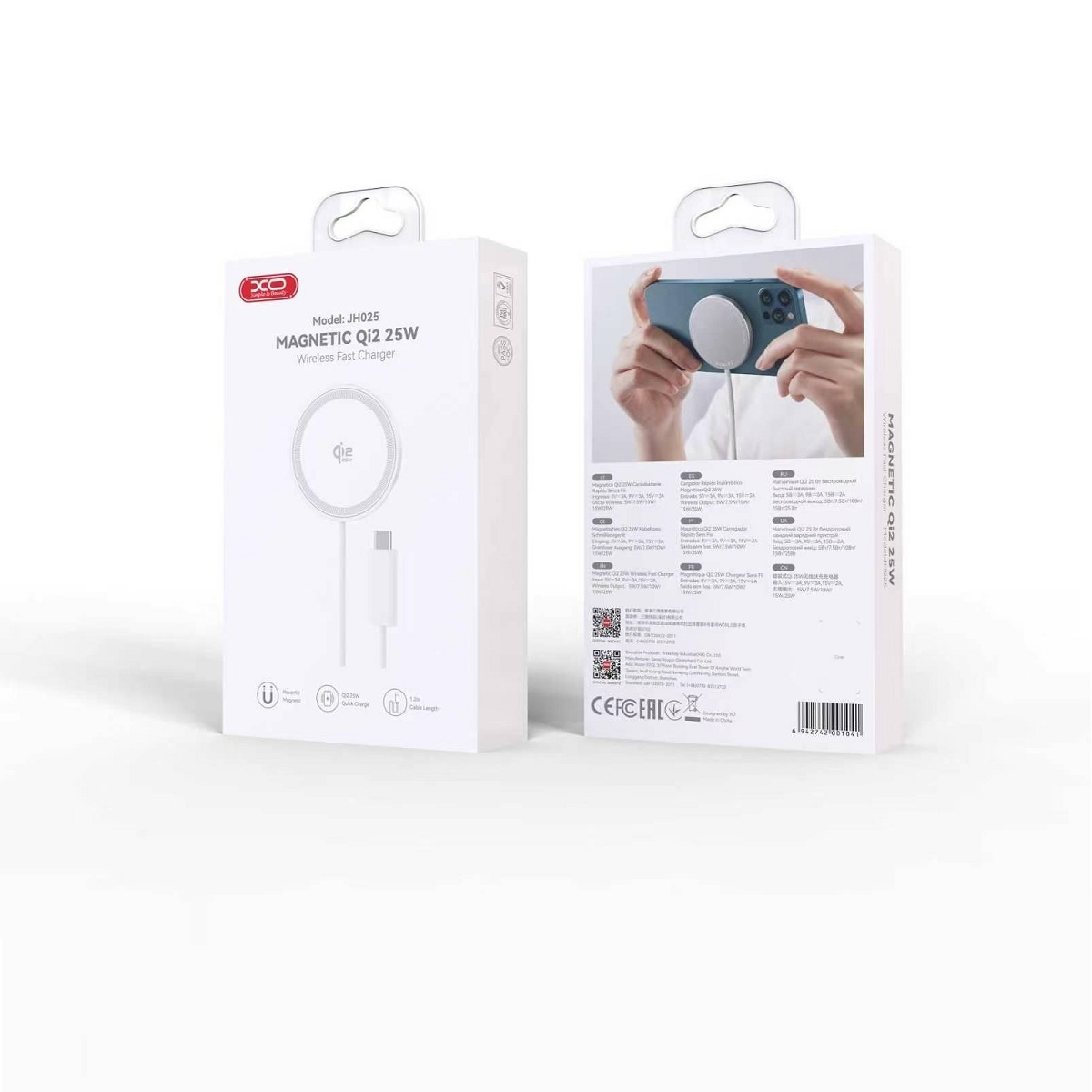 Wireless Network Charger XO Design JH025, 25W, White