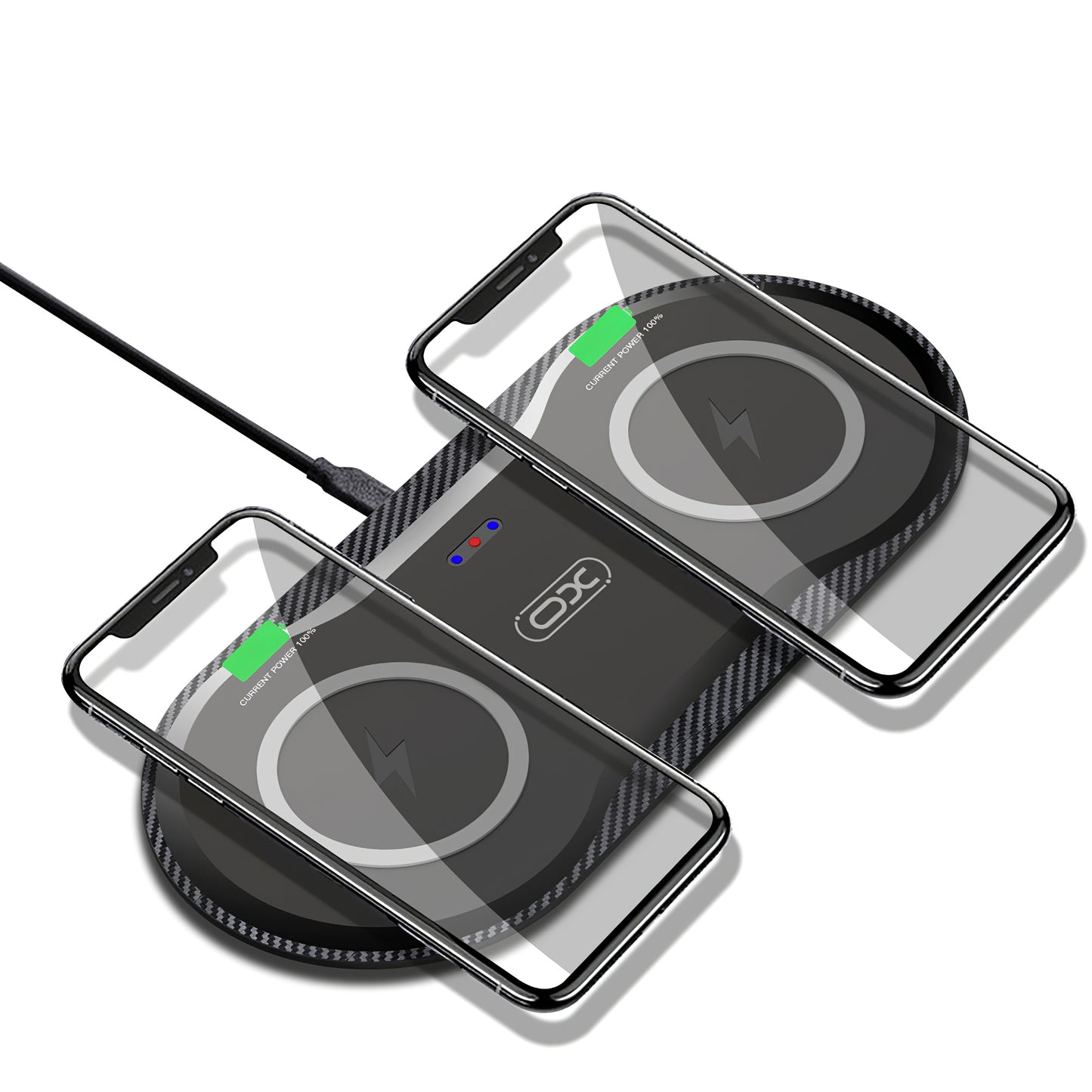 XO Design WX026 Wireless Network Charger, 20W, 1.1A, Black