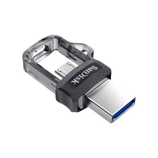 External Memory USB-A 3.0 / microUSB SanDisk Ultra Dual Drive, 64Gb SDDD3-064G-G46
