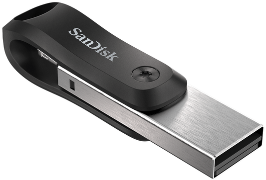 SanDisk iXpand Go External Memory USB-A 3.0 / Lightning, 64Gb SDIX60N-064G-GN6NN