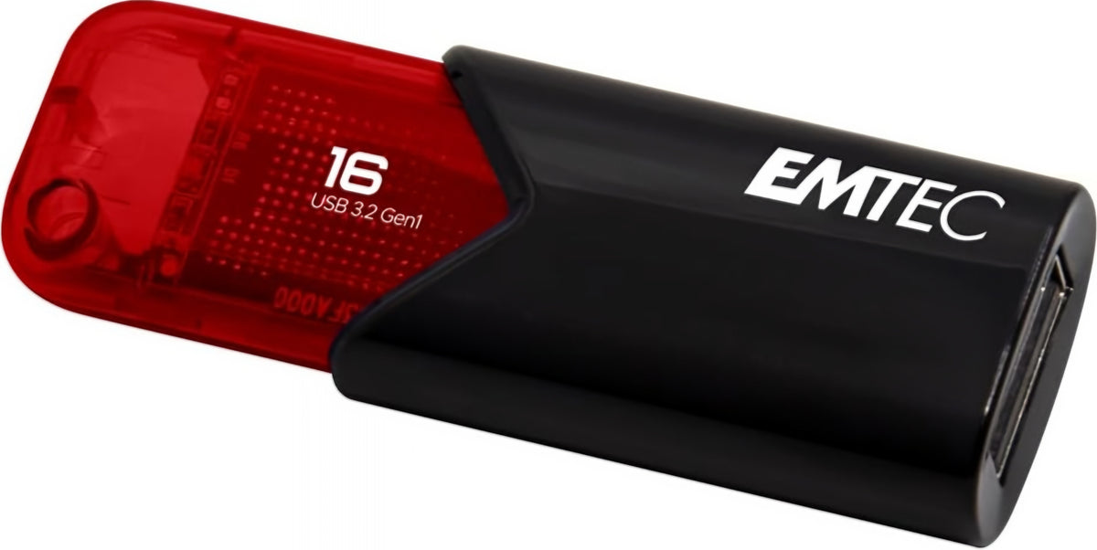External USB-A 3.2 Memory Emtec B110 Click Easy, 16Gb ECMMD16GB113