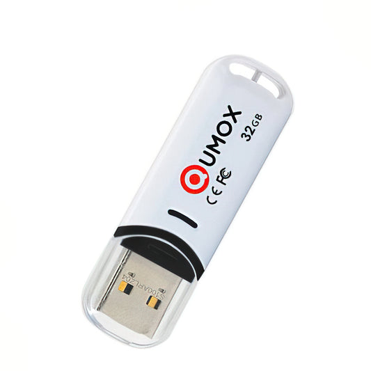 External USB-A Qumox Memory, 32Gb, White