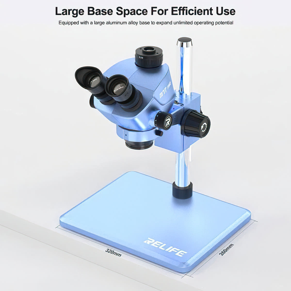 Relife RL-M7T Pro Microscope, Blue