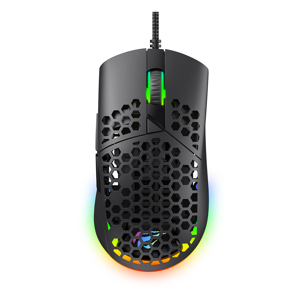 HAVIT MS1036 Wired USB Gaming Mouse, RGB, 1200DPI - 7200DPI, 1.6m, White