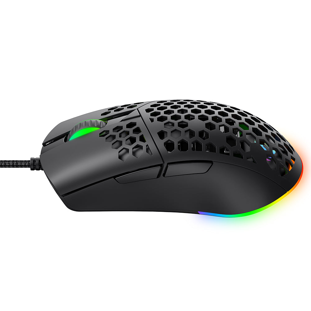 HAVIT MS1036 Wired USB Gaming Mouse, RGB, 1200DPI - 7200DPI, 1.6m, White