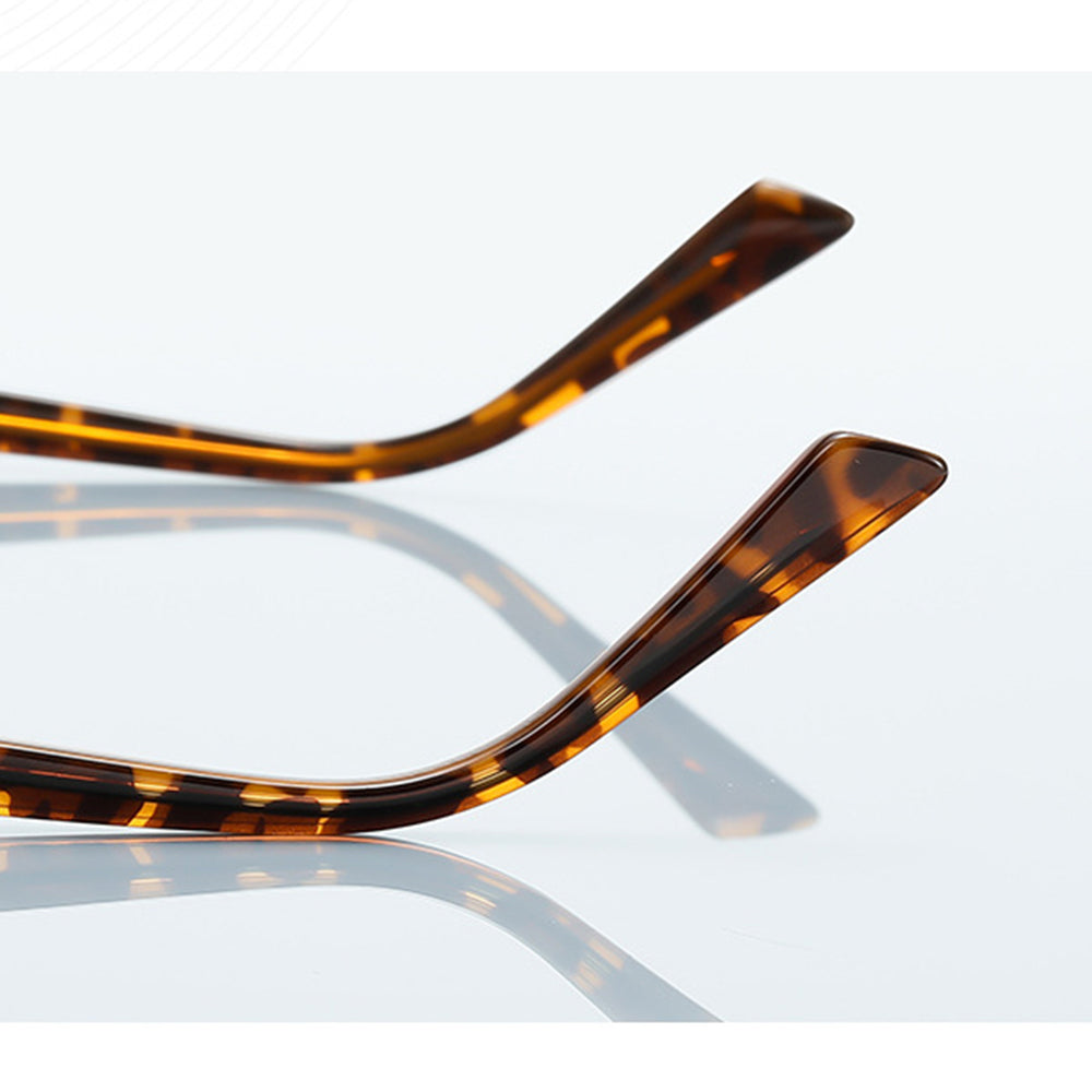 Techsuit 3171 Women's Computer Glasses, Anti-Blue Light, Black Gold
