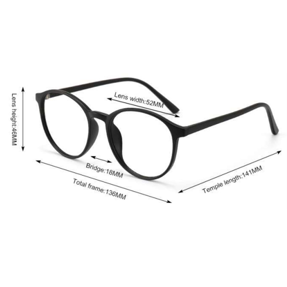 Techsuit Women's Computer Glasses F8551-C2, Anti-Blue Light, Black