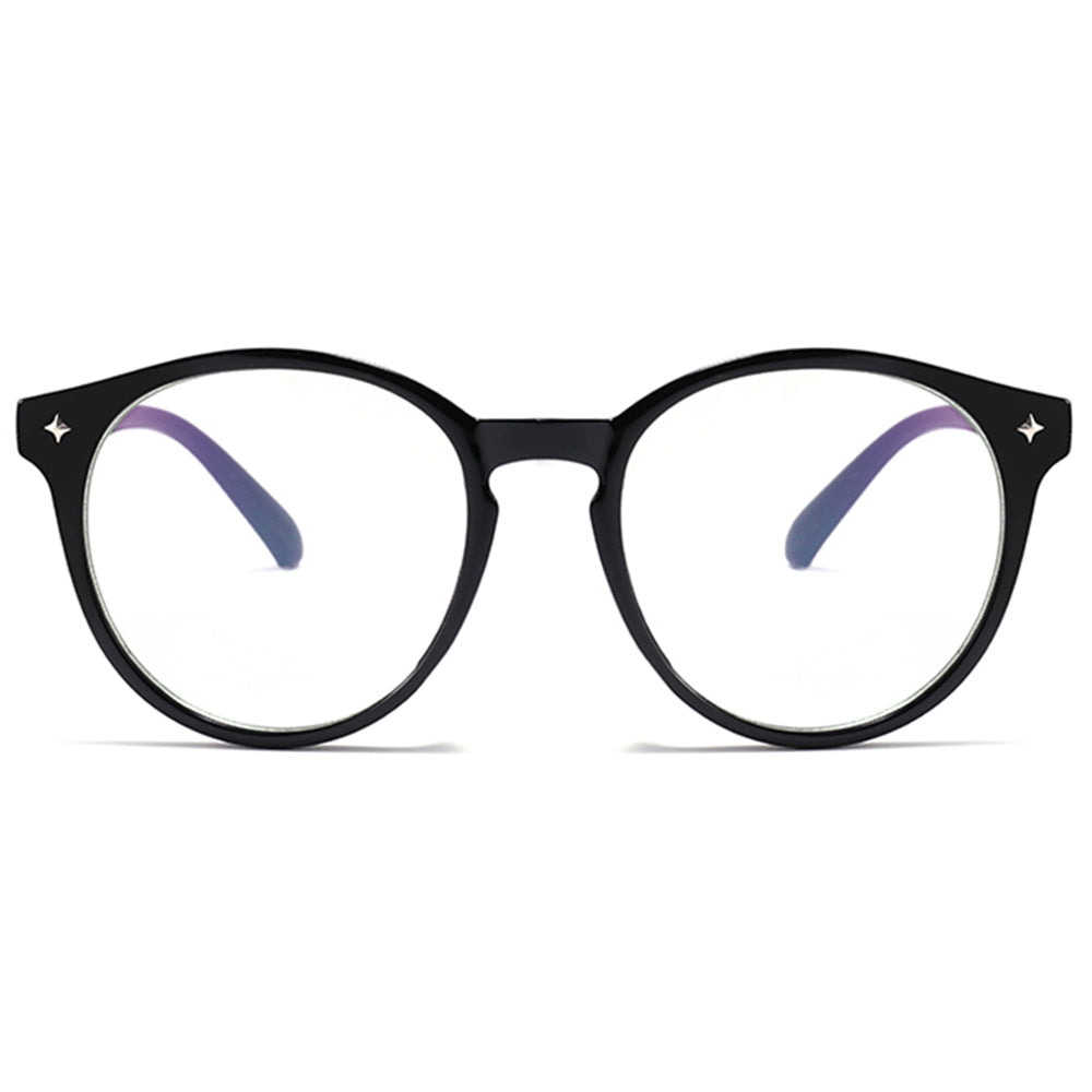 Techsuit PC28003-C1 Women's Computer Glasses, Anti-Blue Light, Black