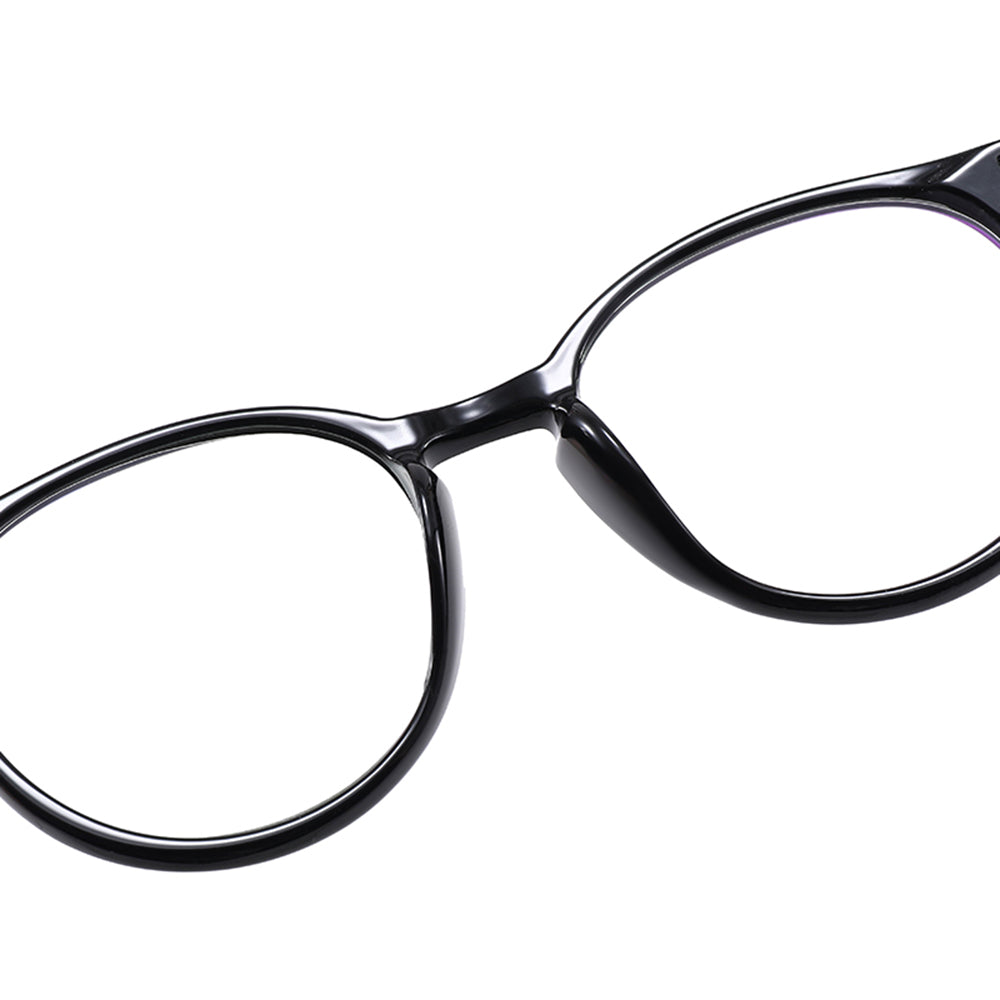 Techsuit PC28003-C1 Women's Computer Glasses, Anti-Blue Light, Black