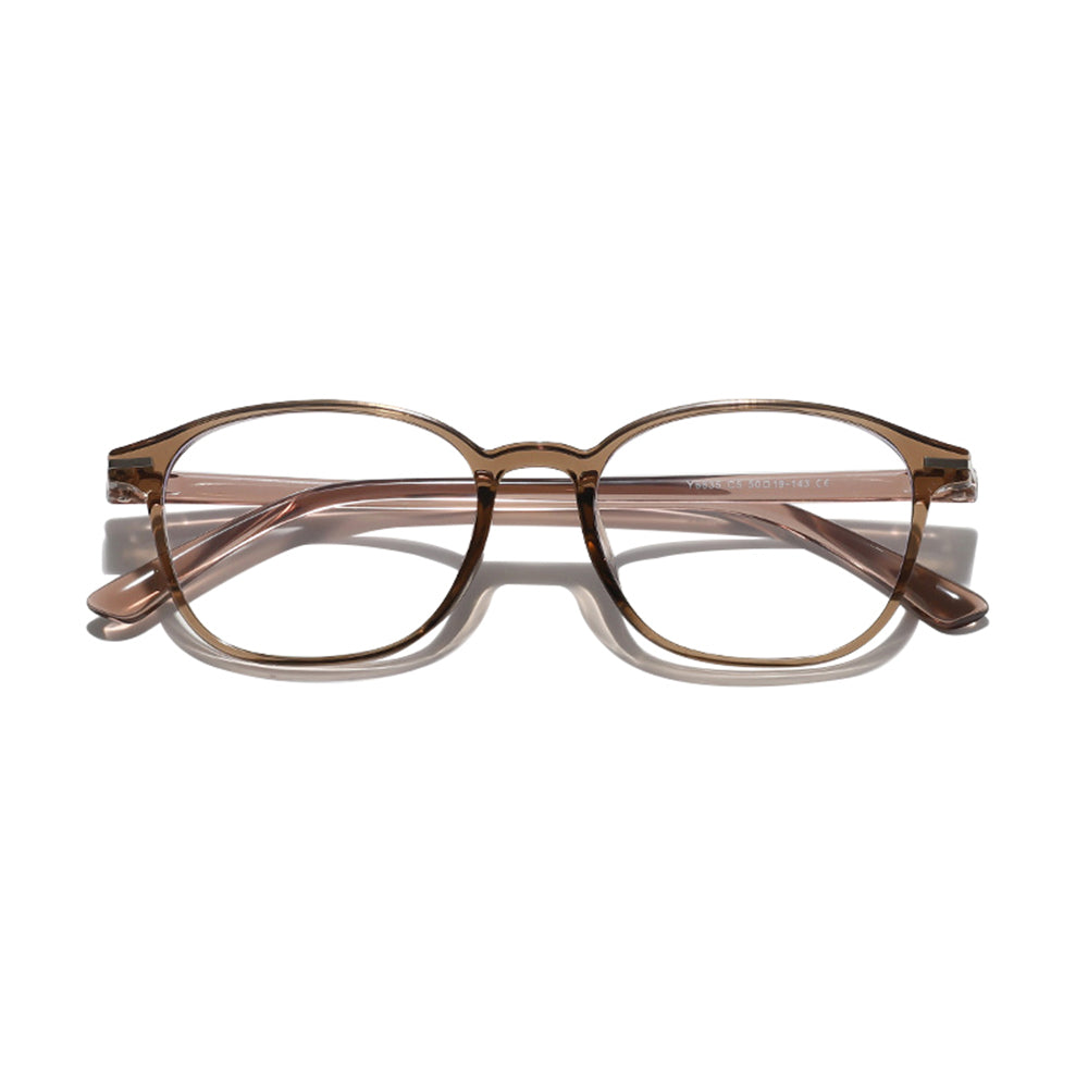 Unisex Techsuit 6635 Computer Glasses, Anti-Blue Light, Light Brown