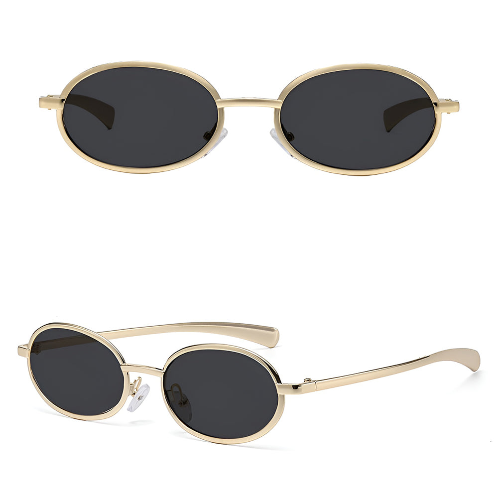 Techsuit 3220 Women's Sunglasses, Gold Black