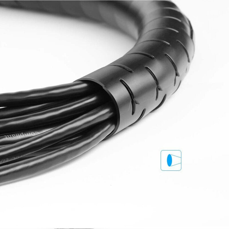 UGREEN LP121 Cable Organizer, 25mm, 5m, Black