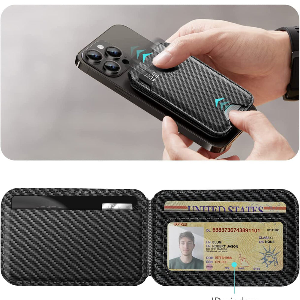 Magsafe Wallet, ESR, Carbon, Black
