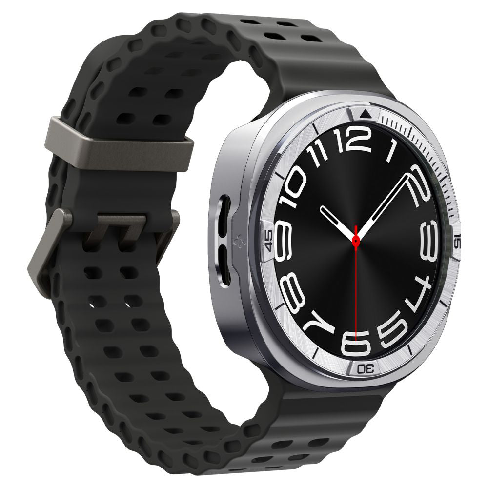 Spigen Tune Pro Pilot Protection Frame for Samsung Galaxy Watch8 44mm, Silver ACS10011