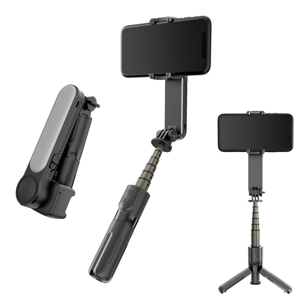 Gimbal Stabilizer Bluetooth Techsuit L09 Gimbal, Universal, Black