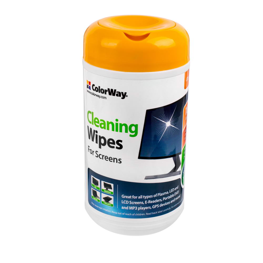 ColorWay CW-1071 Wet Cleaning Wipes, Set of 100 Pieces
