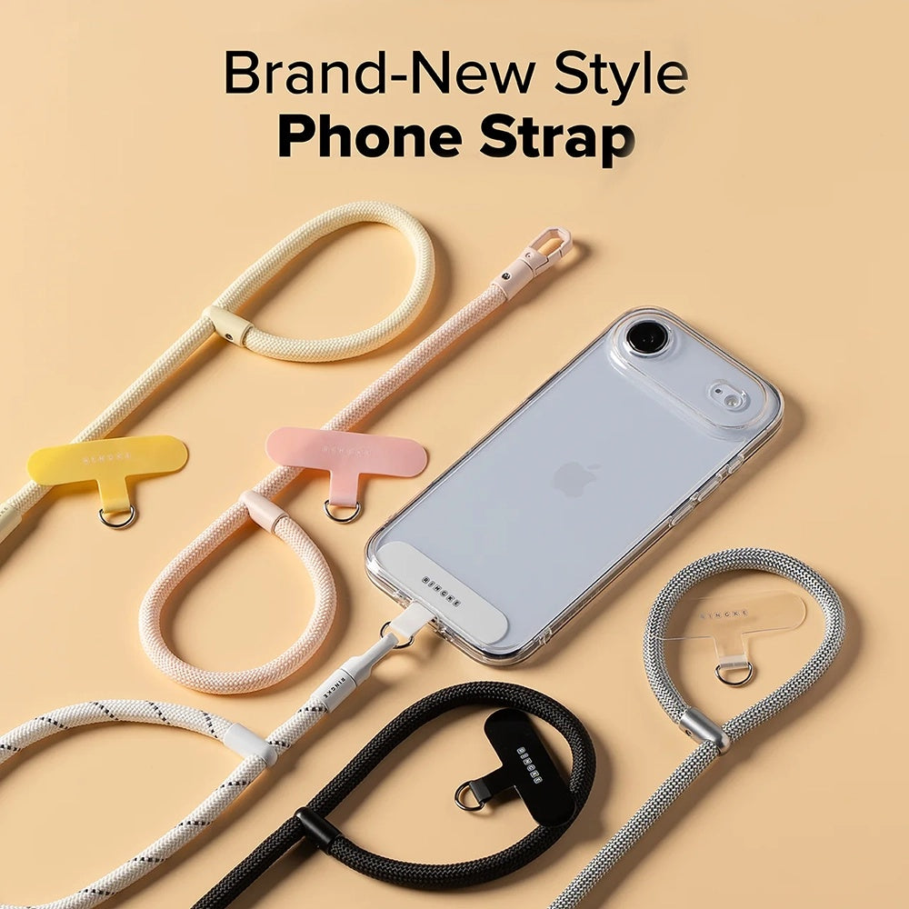 Ringke Link Flow P-Type Phone Lanyard, Black